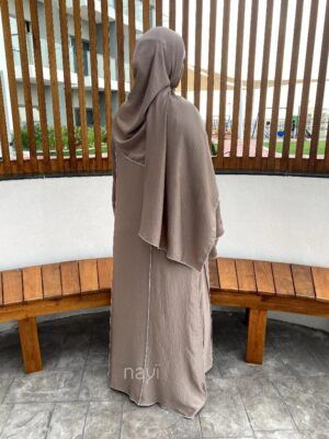 Abaya Layn Beige - Image 2