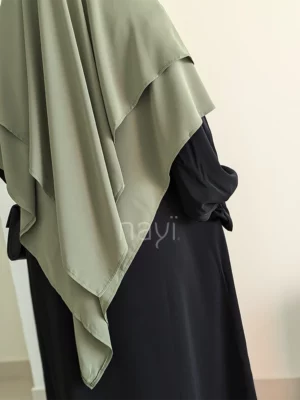 Khimar Madina Silk - Sage - Image 2
