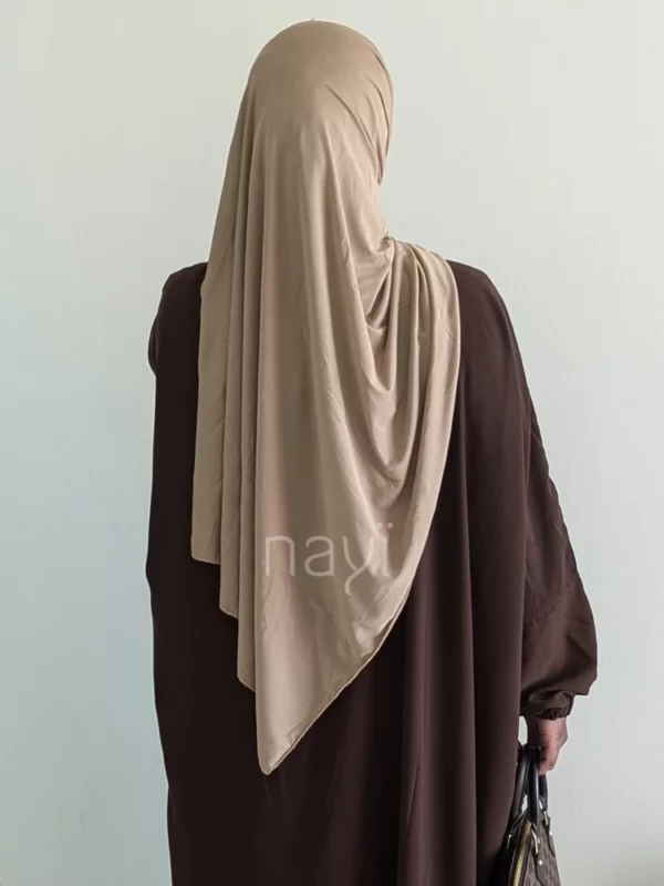 Hijab Jersey Premium Beige