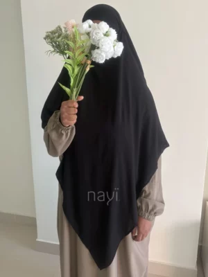 Jazz Khimar - Black - Image 2